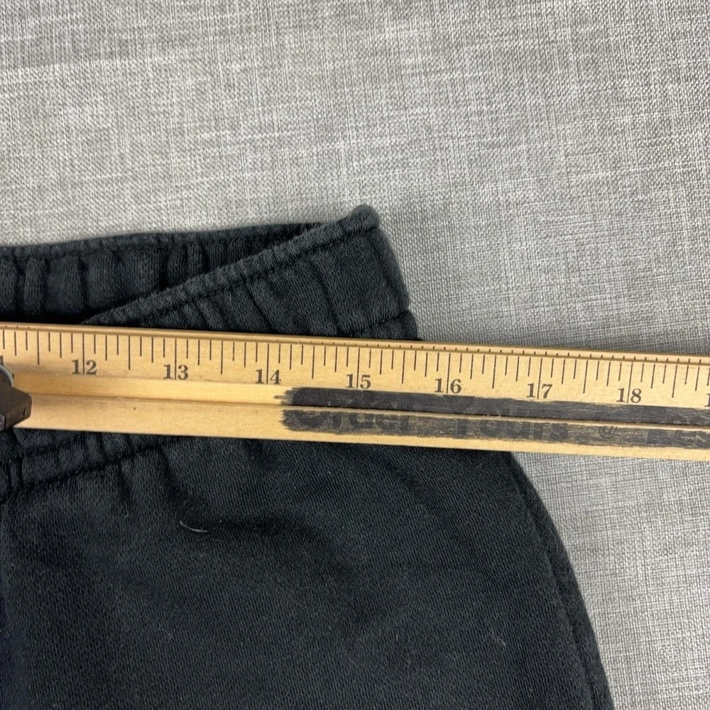 Nike Sweatpants Mens Large Black Fleece Slim Tapered Drawstring Pockets